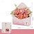 Χαμηλού Κόστους Τουβλάκια-δώρα για την ημέρα της γυναίκας lnlaid δομικά στοιχεία ελαφριά στολίδια καροτσάκι με λουλούδια δόμηση παιχνίδια δώρο κουτί του Αγίου Βαλεντίνου γιορτή της γυναίκας δώρα για τη γιορτή της μητέρας για