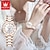 cheap Quartz Watches-New Olevs Olevs Brand Women&#039;S Watches Ceramic Steel Belt Calendar Luminous Quartz Watch Niche Students Waterproof Ladies Wristwatch