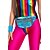 billige Topper-metallic 1980erne Skinnende latekspatent One Piece PU-lær Sparkedrakter Kostyme Dame Karnevalskostyme Halloween Karneval Maskerade Fest / aften Utdrikningslag Pride-parade Voksne Beinvarmere Veske