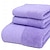 baratos Conjuntos de toalhas-conjunto de toalhas de banho de luxo - 3 peças de toalhas de banho 100% algodão, secagem rápida, extra absorvente, conjunto de toalhas super macias 1 toalha de mão, 1 pano de banho, 1 toalha de banho