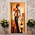 halpa Ovenpeitteet-afrikkalainen nainen oven kannet ovi kuvakudos ovi verho koriste tausta ovi banneri etuovelle maalaistalo lomajuhlien sisustustarvikkeet