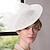 cheap Party Hats-Hats Sinamay Saucer Hat Top Hat Sinamay Hat Wedding Tea Party Elegant Wedding With Bowknot Headpiece Headwear