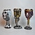 olcso Szoborok-középkori serleg - koponya sörös serleg ivás - rozsdamentes acél serleg gyűjtők - ideális gótikus ajándék, party dekoráció