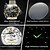 Недорогие Механические часы-Новые брендовые мужские светящиеся часы jinshidun, автоматические механические часы с двойным календарем, простые водонепроницаемые мужские спортивные часы для бизнеса