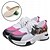 cheap Shoes &amp; Bags-Women&#039;s Sneakers Fantasy Shoes Wedge Outdoor Daily Color Block Round Toe Fashion Sporty Casual Running Walking PU Polyester White Leopard With 1 Pair Shock Absorption Breathable Insole &amp; Inserts