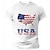 preiswerte Herren -Grafik -T -Shirt-USA, Frankreich, Großbritannien, grafisches Herren-T-Shirt aus Baumwolle, sportlich, klassisch, lässig, kurzärmelig, bequemes T-Shirt, Sport, Outdoor, Urlaub, Sommer, Modedesigner-Kleidung