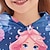 levne dívčí 3D mikiny a mikiny-Dívčí 3D Komiks Princeznovské Kapuce Pullover Růžová Dlouhý rukáv 3D tisk Jaro Podzim Aktivní Módní Roztomilý Polyester Děti 3-12 let Kapuce Venkovní Ležérní Denní Běžný