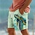 abordables Shorts de Surf-tortue de mer pour hommes short imprimé 3D maillot de bain taille élastique cordon de serrage avec doublure en maille aloha style hawaïen vacances plage s à 3xl