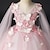 preiswerte Partykleider-kinderkleidung Mädchen Party Kleid Feste Farbe Ärmellos Leistung Hochzeit Gitter Prinzessin Süß Gitter Mitte der Wade Etuikleid Tüll-Kleid Blumenmädchenkleid Sommer Frühling Herbst 2-12 Jahre Rosa