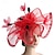 お買い得  結婚式のかぶと-魅力的な人 帽子 ヘッドドレス オーガンザ トップハット ベールハット 競馬 カクテル エレガント レトロ風 と フェザー ピュアカラー かぶと 帽子