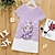 Недорогие 3D-пижамы для девочек-Пижама с 3d котом для девочек, ночная рубашка, розовая, с короткими рукавами, с 3d принтом, летняя, активная, модная, милая, из полиэстера, для детей от 3 до 12 лет, с круглым вырезом, для дома,
