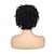 halpa Räätälöidyt peruukit-lyhyt afrokihara peruukki mustille naisten hiuksille peruukit otsatukkailla synteettiset lämmönkestävät cosplay-peruukit luonnollisen näköiset peruukit