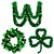 levne Den svatého Patrika party dekorace-1ks, st. Patrikův den zelený jetel stuha irská rodinná atmosféra dekorace scéna prop