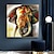Недорогие Картины с животными-ручная роспись слон картина маслом абстрактные граффити картина диких животных настенные холсты картины для домашнего декора декор стен растянутая рамка готова повесить