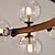 preiswerte Insellichter-Moderne LED-Pendelleuchte, Kücheninsel, LED-Pendelleuchte, 90/120 cm, G9-Sockel mit transparenter Glaskugel, Pendelleuchte, nordische Pendelleuchte, Industrieleuchte