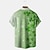 billiga Hawaiiskjorta för män-irish st.patrick&#039;s day shamrock luck men&#039;s resort hawaiian 3d-tryckt skjorta knapp upp kortärmad skjorta festkläder s till 3xl