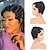 cheap Costume Wigs-Wig Finger Wave Wig Short Syntheyic Hair Curly Wigs for Black Women Lady Nuna Wig 1920s Cosplay Costume Halloween Party Daily Use