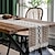 זול מפות שולחן-1 יחידה, רץ שולחן יוטה בוהמייני - מפית בסגנון בית חווה לחתונות כפריות, מקלחות כלה ומסיבות ארוחת ערב - עיצוב מושלם לבית