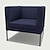 preiswerte IKEA Abdeckungen-Klappsta Sesselbezug aus dickem Cord, IKEA Sesselbezug, normale Passform, mit Armlehnen, maschinenwaschbar, trocknergeeignet
