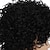 halpa Räätälöidyt peruukit-lyhyt afrokihara peruukki mustille naisten hiuksille peruukit otsatukkailla synteettiset lämmönkestävät cosplay-peruukit luonnollisen näköiset peruukit