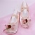 cheap Ballet Shoes-Women&#039;s Ballet Shoes Practice Trainning Dance Shoes Performance Training Contemporary Flat Bowknot Lace Flower Flat Heel Round Toe Elastic Band Teenager Adults&#039; Champagne