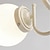 olcso Fürtkialakítású-led függőlámpa 3/5/8-fény meleg fény 3 világos színű földgömb design klasszikus stílusú hagyományos stílusú étkező hálószoba függőlámpák 110-240v