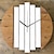 cheap Metal Wall Decor-Wood Wall Clock Quartz Analog Silent Non-Ticking Decorative Modern Wall Clock Battery Operated for Living Room Bathroom Bedroom Kitchen Office School