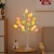 cheap Decorative Lights-Easter Egg Decor Lights 24 LED Artificial Bonsai Tree Lights Battery Powered Easter Home Party Living Room Bedroom Bedside Table Decoration