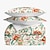cheap Exclusive Design Bedding-L.T.Home 100% Cotton Sateen Duvet Cover Set Reversible Premium 300 Thread Count Vintage Floral Pattern Elite Bedding Set