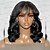 cheap Human Hair Lace Front Wigs-Short bob 13x4 Lace Front Wigs Black Short Human hair Bob Wave with Bangs  Natural hairline Pre Plucked Human Hair Wig For Black Women