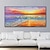 tanie Pejzaże-ręcznie malowany pejzaż morski wschód słońca obraz olejny sztuka ścienna plaża tekstura malarstwo na płótnie wall art morze zachód słońca chmura odbicie pejzaż malarstwo sofa tło dekoracja domu gotowa