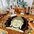billige stue- og soveromstepper-boho buddha område teppe kjøkkenmatte sklisikker oljetett gulvmatte stueteppe innendørs utendørs matte soverom dekor badsmatte inngangsteppe dørmatte