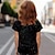 tanie Topy-Św. Patryk Dla dziewczynek 3D Czterolistna koniczyna T-shirt Koszule Krótki rękaw Druk 3D Lato Aktywny Moda Śłodkie Poliester Dzieci 3-12 lat Półgolf Na zewnątrz Codzienny Regularny