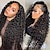 cheap Human Hair Lace Front Wigs-13x6 Deep Wave Lace Front Wigs Human Hair 180% Density HD Deep Curly Lace Frontal Wigs Human Hair Wigs For Women Pre Plucked With Baby Hair Natural Color