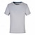 billiga Multipack-Multipack 3st Herr V-hals Kort ärm Svart + vit + grå T-shirt Slät Dagliga kläder Semester Bomull Vår &amp; sommar