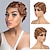 cheap Costume Wigs-Wig Finger Wave Wig Short Syntheyic Hair Curly Wigs for Black Women Lady Nuna Wig 1920s Cosplay Costume Halloween Party Daily Use