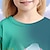 preiswerte Pyjamas-Mädchen 3D Meerjungfrau Prinzessin Pyjamas Nachthemd Kurzarm 3D-Druck Sommer Aktiv Modisch Kuschelig Polyester kinderkleidung 3-12 Jahre Rundhalsausschnitt Heim Normal Innen Regular Fit