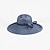 זול כובע מסיבות-כובעים סיבים סינתטיים באולר / כובע קלושה כובע כובע שמש כובע שמש מסיבת תה חתונה חתונה אלגנטית עם כיסוי ראש עם קשת