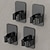 billige Garderobekroker-pistol grå mopp vegghengende klipskrok bad uten stansing multifunksjonell vegg i rustfritt stål kost fast oppheng