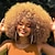 voordelige Kostuumpruiken-afro pruiken voor zwarte vrouwen 10 inch afro krullende pruik jaren &#039;70 grote veerkrachtige en zachte afro bladerdeeg pruiken natuurlijk ogende volledige pruiken voor feest cosplay afro pruik