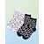 cheap Socks-2 Pairs Women&#039;s Crew Socks Work Holiday Color Block Cotton Sporty Casual Vintage Retro Casual Sports Socks