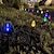 baratos Luzes e lanternas de caminho-luzes de caminho de natal c9 12 lâmpadas led luzes de estaca multicoloridas luzes de passarela ao ar livre fio verde conectável para férias comercial natal quintal jardim gramado