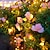 tanie Taśmy świetlne LED-Kwiat róży słonecznej stringi świetlne 2m 20 diod led ogród wodoodporne walentynki łańcuchy świetlne dla domu sypialnia party wakacje ślub boże narodzenie ogród dekoracja na walentynki