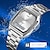 voordelige Digitaal Horloge-SKMEI Heren Digitale Horloge Mode Casual Zakhorloge Stopwatch Kalender Datum Week Waterdichte Stalen Horloge
