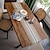 זול מפות שולחן-1 יחידה, רץ שולחן יוטה בוהמייני - מפית בסגנון בית חווה לחתונות כפריות, מקלחות כלה ומסיבות ארוחת ערב - עיצוב מושלם לבית