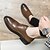 Χαμηλού Κόστους Παπούτσια &amp; Τσάντες-Ανδρικά Οξφόρδη Φόρεμα Loafers Δερμάτινα Loafers Περπάτημα Καθημερινό Καθημερινά PU Άνετο Μοκασίνια Μαύρο Καφέ Φθινόπωρο Χειμώνας