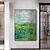 cheap Landscape Paintings-Large Hand painted Impressionist Van Gogh Landscape Oil Painting on Canvas Original Nature Painting for Living room Wall Decor Modern Green painting Wall Art Decor