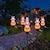 baratos Escultura e luzes de paisagem-Lâmpada solar de jardim de páscoa coelho sapo animal lâmpada de resina solar ao ar livre decoração à prova d&#039;água lâmpada de pilha de madeira férias pátio passarela gramado decoração ao ar livre 1