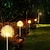 abordables Éclairages pour allées-2 pièces lampes de jardin solaires lumières de fleurs de pissenlit solaires extérieures ip65 lumières de piquet LED solaires étanches lumières de paysage de pelouse à énergie solaire