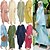 billige Arabisk muslim-Dame Kjoler Kaftan Kjole Dubai islamisk Arabisk Arabisk muslim Ramadan Helfarve Voksne Kjole